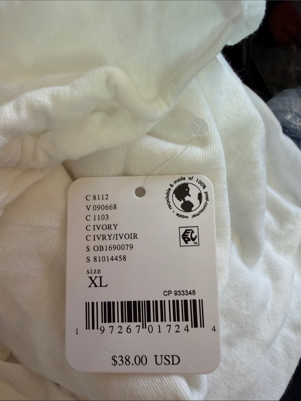 Free People White Oversized Crewneck Tee - Picture 6 of 7